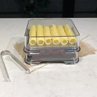 Porta Frios Duplo Inox Empilhável Com Pegador Pinça Kit Casa - 6