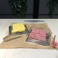 Porta Frios Duplo Inox Empilhável Com Pegador Pinça Kit Casa - 8