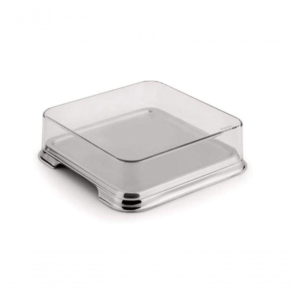 Porta Frios Geladeira De Aço Inox Conservar Queijo Presunto - 7