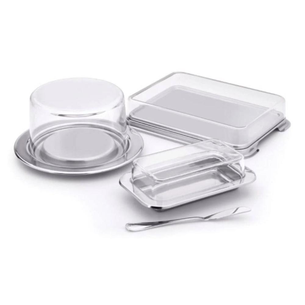 Conjunto Café Da Manhã Frios Geladeira Kit Matinal 4 Peças - 6