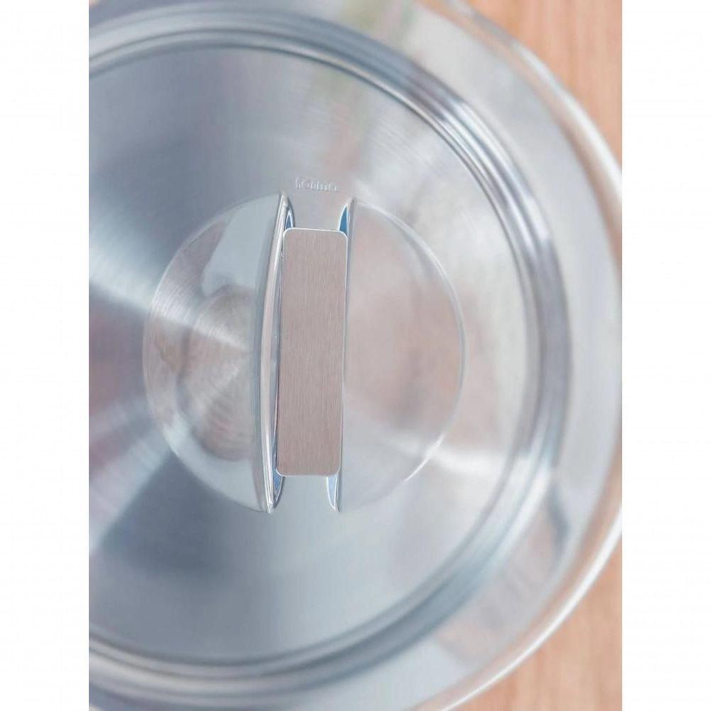 Boleira Prato Para Bolo Inox Com Cúpula Acrílico 33cm Pudim - 5