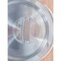 Boleira Prato Para Bolo Inox Com Cúpula Acrílico 33cm Pudim - 5