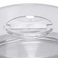 Boleira Com Pedestal Base Inox 33cm Prato Para Bolo Pudim - 3