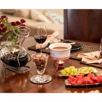 Kit Para Servir Sorvete Sobremesas 6 Conjuntos Taça De Vidro Multiuso Milk Shake Doces Salada Fruta - 2