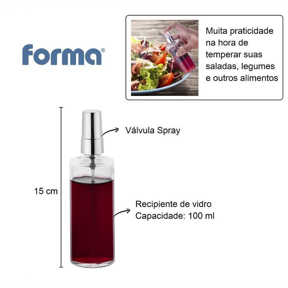 Vinagreiro De Vidro Spray 100ml Azeiteiro Temperar Salada Galheta Galheteiro Multiuso Mesa Servir - 3