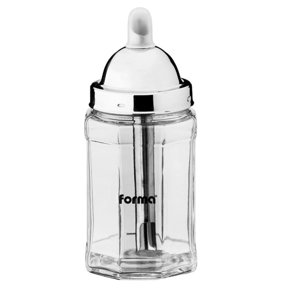 Açucareiro De Vidro Com Dosador 230g Pote Para Servir Açucar Mesa Chá Café Casa Cozinha - 2