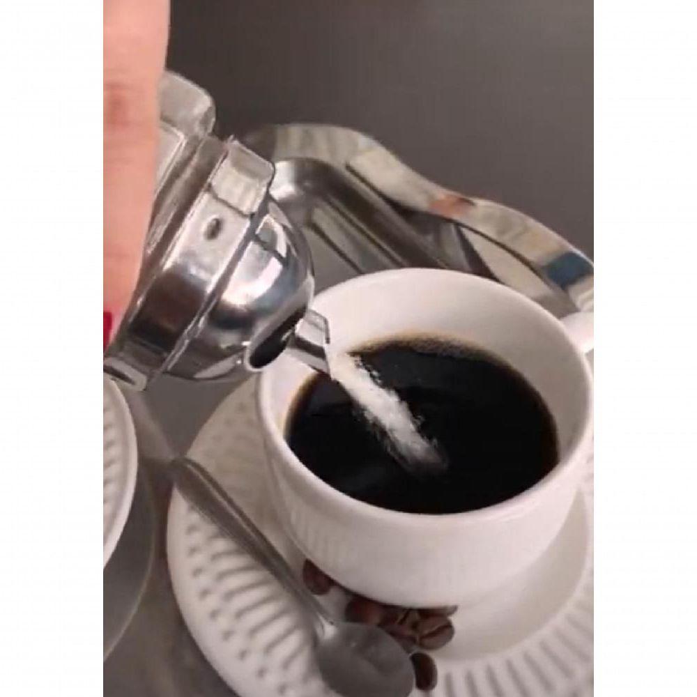 Açucareiro De Vidro Com Dosador 230g Pote Para Servir Açucar Mesa Chá Café Casa Cozinha - 3