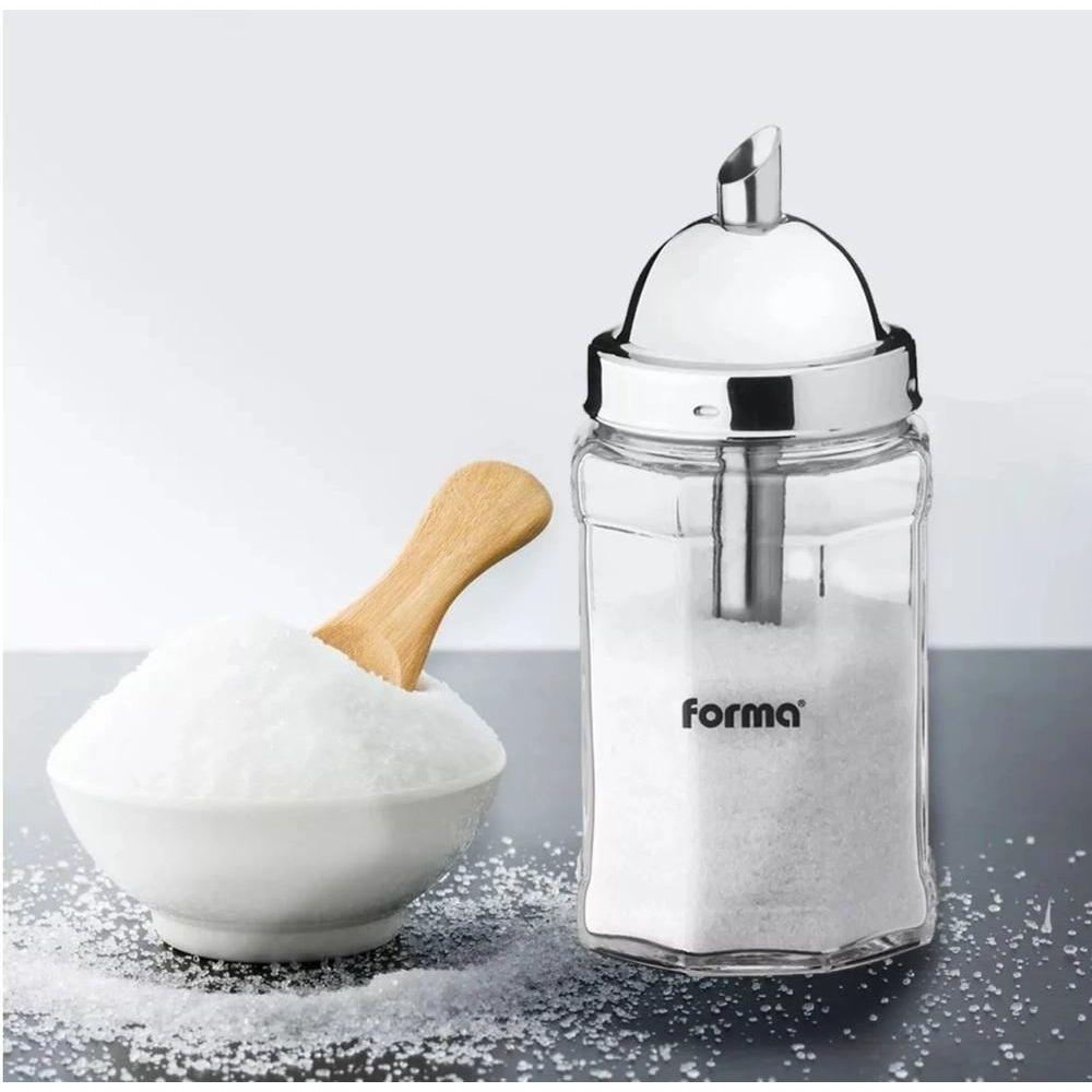 Açucareiro De Vidro Com Dosador 230g Pote Para Servir Açucar Mesa Chá Café Casa Cozinha - 4