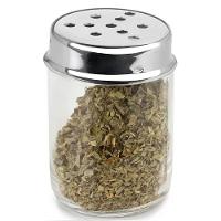 Pote De Vidro Para Temperos Orégano Queijo Ralado 160g Sal Condimentos Chás Ervas Tampa De Aço Inox - 1