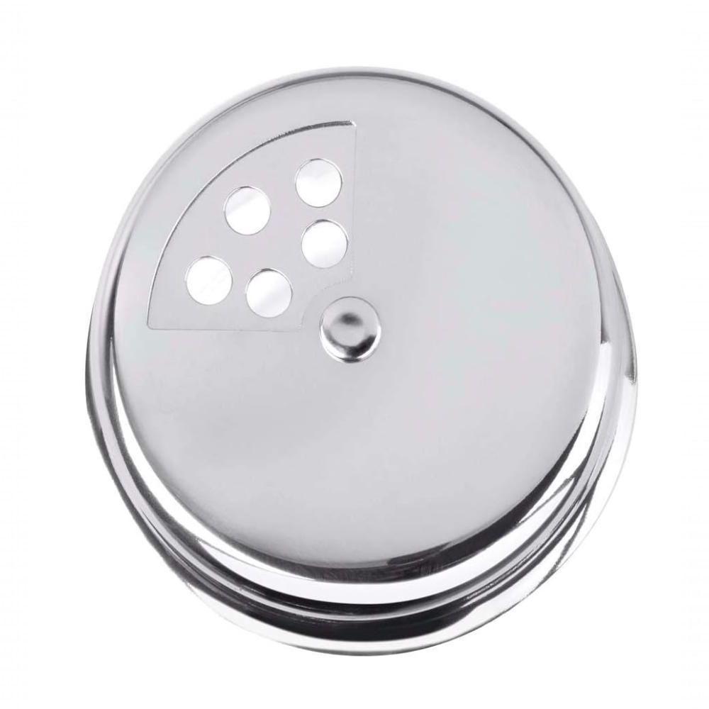 Farinheira Pote Duas Aberturas Temperos Queijo Ralado 330g Oregano Multiuso Dosador Casa Cozinha - 5