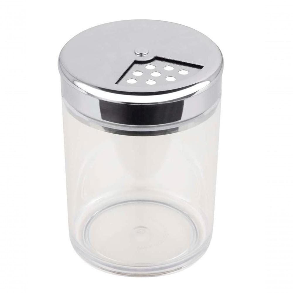 Farinheira Pote Duas Aberturas Temperos Queijo Ralado 330g Oregano Multiuso Dosador Casa Cozinha - 6