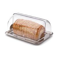 Porta Pão Inox Cúpula Acrílico Basculante Vision Multiuso - 1