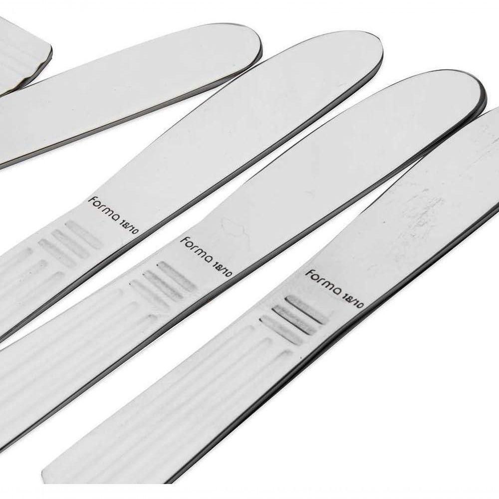 Kit Com 6 Espátulas Aço Inox Patê Cream Toptable Margarina Manteiga Cremes Antepastos Caixa Presente - 2