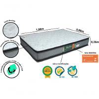 Colchão Espuma Becflex Solteiro Titan Pillow 0,88 - 2
