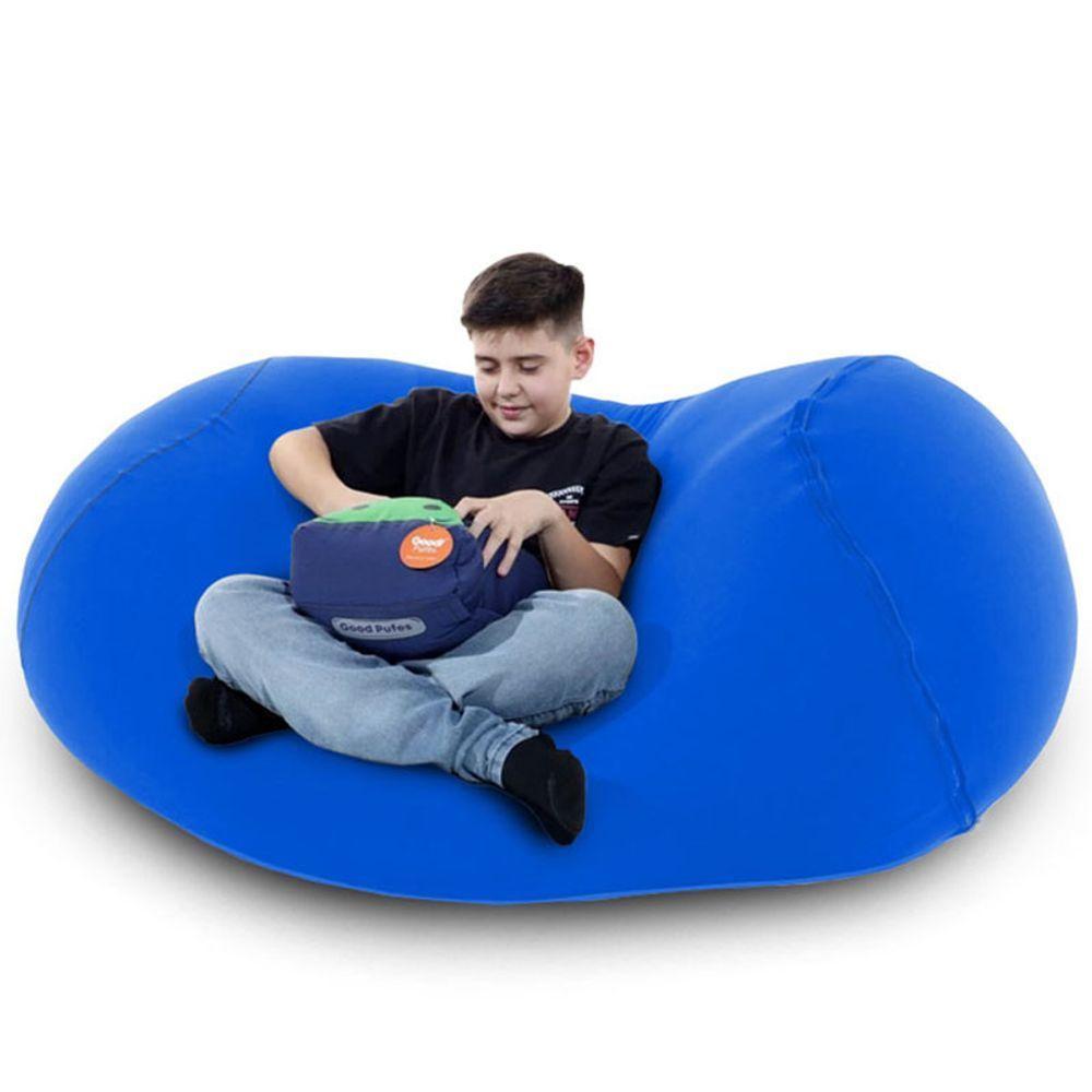 Puff Rollo Cor Azul Royal - Sensorial, Versátil - 3