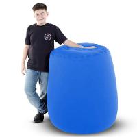 Puff Rollo Cor Azul Royal - Sensorial, Versátil - 11