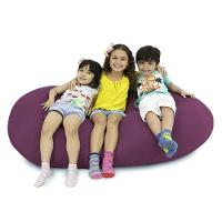 Puff Zion Midi Cor Vinho - Sensorial, Leve E Macio