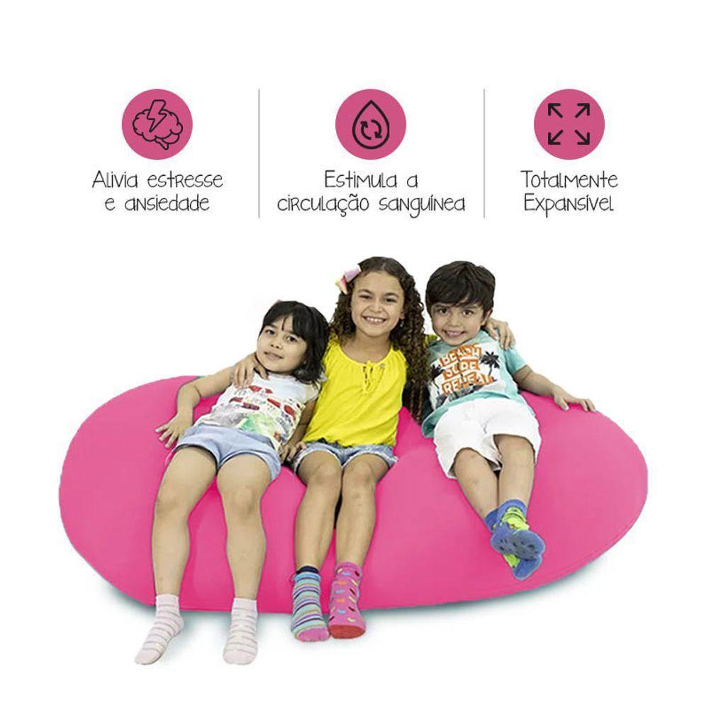 Puff Zion Midi Pink - Estrutura Elástica, Sensorial - 3