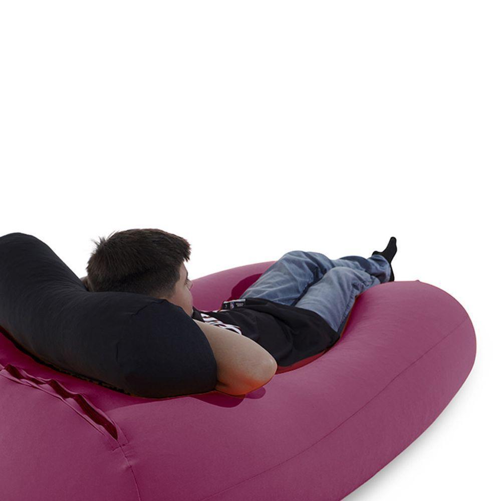 Puff Kevin - Puff Com Apoio De Cabeça - Vinho - 3