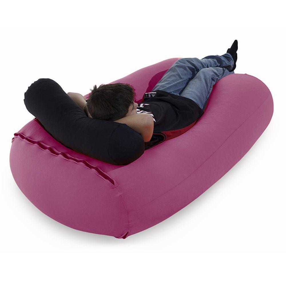 Puff Kevin - Puff Com Apoio De Cabeça - Vinho - 7