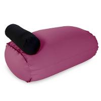 Puff Kevin - Puff Com Apoio De Cabeça - Vinho