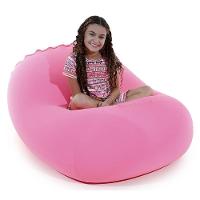 Puff Rollo - Sensorial E Versátil Cor Rosa Chiclete - 3