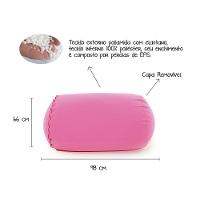 Puff Rollo - Sensorial E Versátil Cor Rosa Chiclete - 5