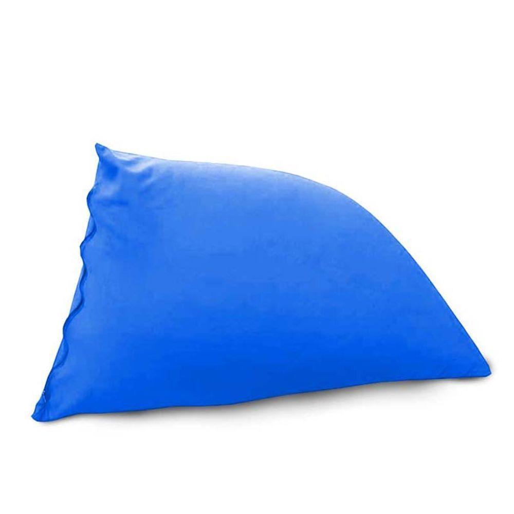 Puff Eli Cor Azul Royal - Enchimento De Pérolas De Eps - 1