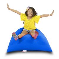 Puff Eli Cor Azul Royal - Enchimento De Pérolas De Eps - 5