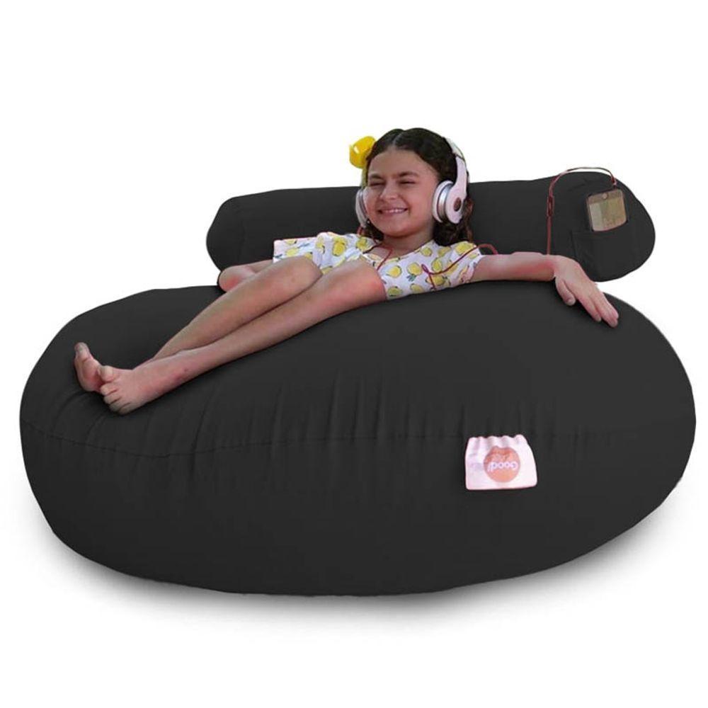 Puff G-pouf Preto - Sensorial E Leve/enchimento De Pérolas - 4