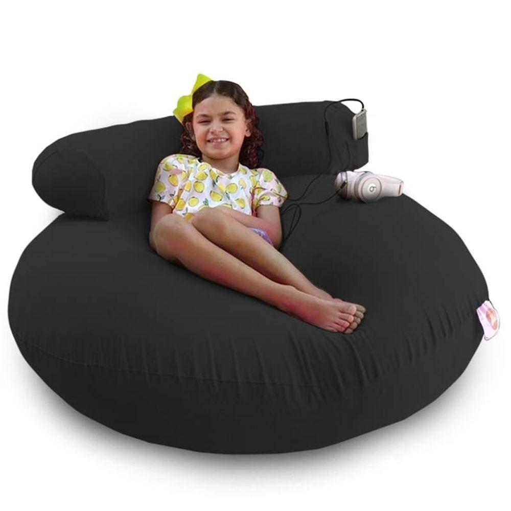 Puff G-pouf Preto - Sensorial E Leve/enchimento De Pérolas - 8