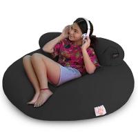 Puff G-pouf Preto - Sensorial E Leve/enchimento De Pérolas - 5