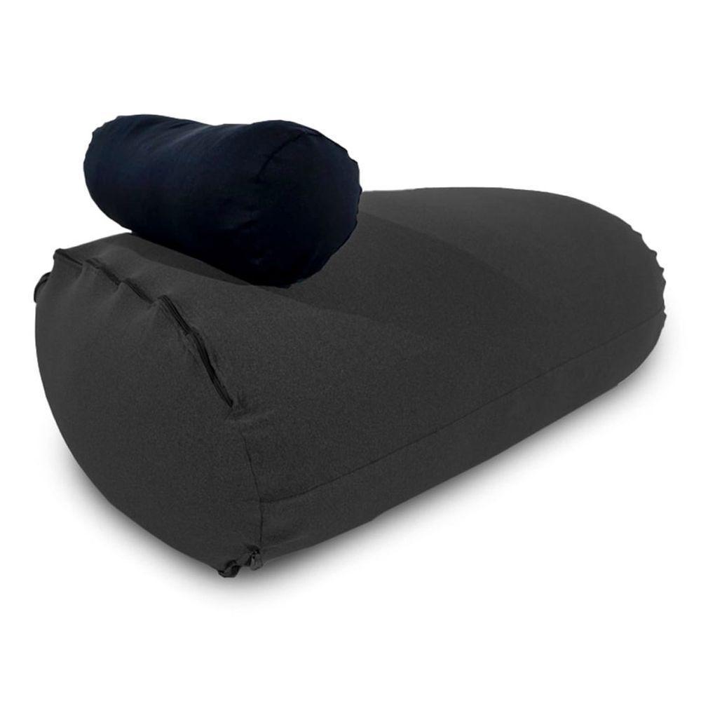 Puff Kevin - Puff Com Apoio De Cabeça - Preto - 7