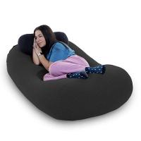 Puff Kevin - Puff Com Apoio De Cabeça - Preto - 8