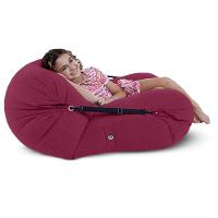 Puff Sarah Cor Vinho - Sensorial, Leve E Macio - 2