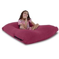 Puff Sarah Cor Vinho - Sensorial, Leve E Macio