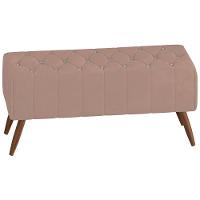 Puff Puf Para Sala 100 Cm Pes Madeira Trit Veludo Sl 949 Peer Sl 949 - 1