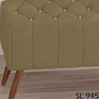 Puff Puf Para Sala 100 Cm Pes Madeira Trit Veludo Sl 945 Peer Sl 945 - 2