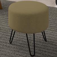 Puff Puf Para Sala Pes Metal Small Veludo Sl 945 Peer Sl 945 - 7