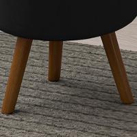 Puff Puf Para Sala Pes Palito Small Veludo Sl 944 Peer Sl 944