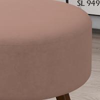 Puff Puf Para Sala Pes Palito Small Veludo Sl 949 Peer Sl 949 - 6