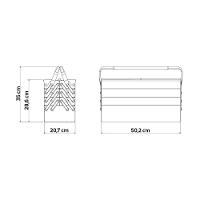Caixa Sanfonada Para Ferramentas Tramontina Com 7 Gavetas E Alças Fixas - 3