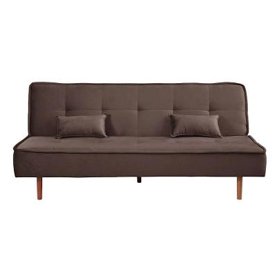 Sofá Cama Silver 3 Lugares Reclinável Suede Marrom Café 1,92 - Star Confort Marrom Café