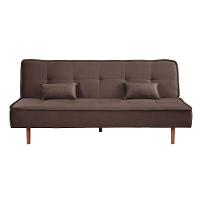 Sofá Cama Silver 3 Lugares Reclinável Suede Marrom Café 1,92 - Star Confort Marrom Café - 1