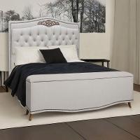 Conjunto Cabeceira E Calçadeira Holanda 1,60 Cm Linho Star Confort Carvalho - 3