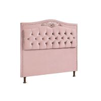 Cabeceira Cama Box Queen 1,60 Estofada Luxor Rose Holanda Plus Star Confort Rose - 5