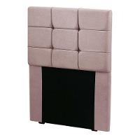 Cabeceira Estofada Cama Box Solteiro 0.90 Julia Veludo Star Confort Rose - 7
