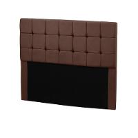 Cabeceira Julia Estofada King Size 195cm Em Suede Café Star Confort Café - 1