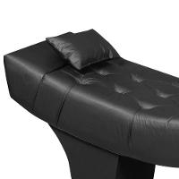 Maca Estofada Para Clínica De Estética Facial Com Capitonê Andressa Preto Material Sintético Star Confort Preto - 2