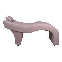 Maca Estofada Para Clínica De Estética Facial Com Capitonê Andressa Rosê Veludo Star Confort Rose - 6